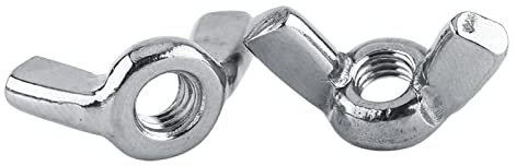 Edelstahlbeschichtete Flügelmutter, 304 Edelstahl-Flügelmuttern, 10 Stück, verschiedene Größen(M10)