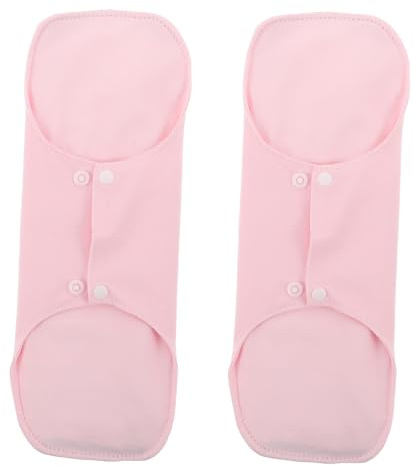 COLLBATH Compresas Posparto Reutilizables Ultrafinas 22x28 Cm de Algodón Lavables, Absorbentes y Resistentes a Fugas, Paquete de 2 Unidades para Incontinencia Femenina y Cuidado
