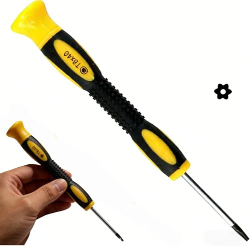 T8H Torx Screwdriver, Magnetic Tip for PS5 & Xbox Repair, S2 Steel