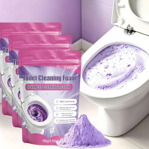 Fizz Clean Toilettenschaum,3pcs Wc-Schaumreiniger,Wc-Reiniger,Clean Schaum,Toilet Cleaning Foam,WC Reiniger Extra Stark,Toilet Cleaner,Schnellwirkend