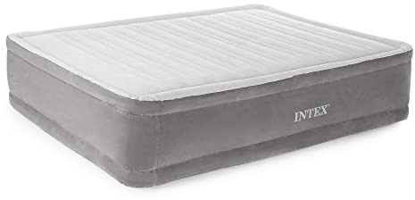 Intex Comfort Plush Elevated Dura-Beam Airbed, Bed Height 18, Queen