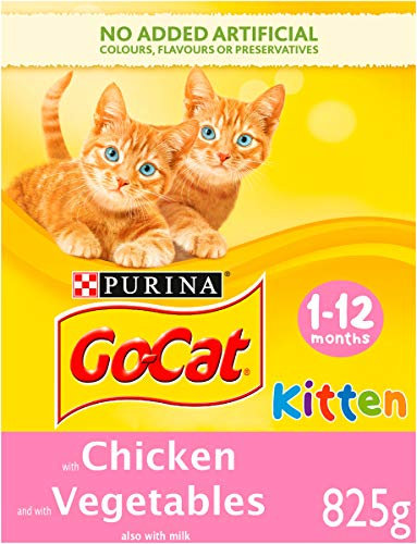 Go-Cat Kitten Trockenfutter für Katzen, Hühnermilch und Gemüse, 825 g