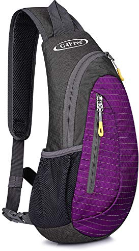 G4Free Leichte Brusttasche Sling Schulter Rucksäcke Nette Umhängetasche Dreieck Pack Rucksack zum Wandern Radfahren Reisen oder Multipurpose Tagepacks
