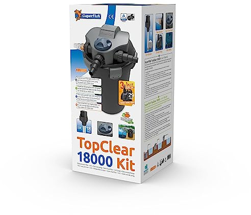 Superfish Teich Druckfilter Set 18000 inkl. 18W UVC + Pumpe