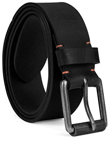 Timberland PRO Men's Big and Tall 40mm Workwear Work Leather Belt, Black/Roller Buckley, 44