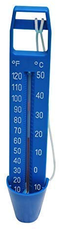 Well2wellness Termometro Piscina Piscina Termometro Blu - 24 cm (024387)