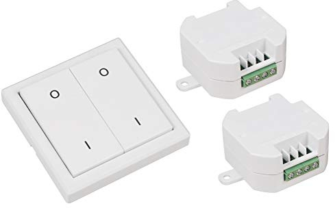Juego de interruptores de radio COMFORT, 2 receptores y 1 interruptor