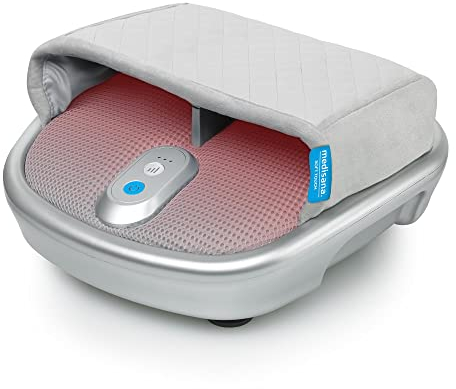 medisana FMG 880 Fußmassagegerät, Elektrisches Shiatsu Massagegerät, 3 Intensitätsstufen, Wärmefunktion, Rotlichtfunktion, Fördert die Durchblutung