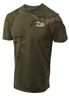 Daiwa Carp Camo T-Shirt Gr. L Angelshirt Anglershirt T-Shirt für Angler