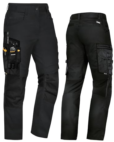 Uvex Echor Bundhose - Herren Arbeitshose mit Stretch-Bund - Cargohose - flexibel & robust