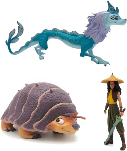 Disney Raya – 3 figurines – Kit de jeu