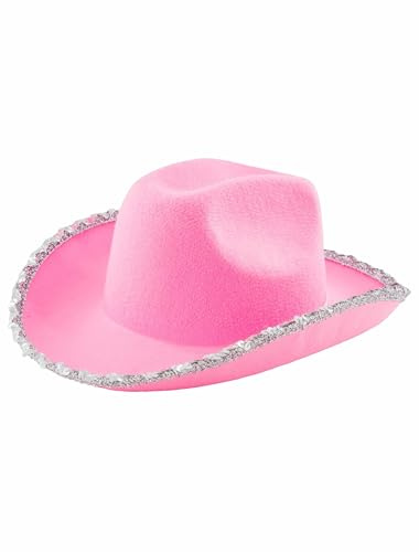 Deiters Cowgirlhut pink mit Pailletten one size