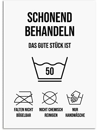 Nastami Geburtstagskarte lustige Karte Geburtstag (Waschanleitung 50)