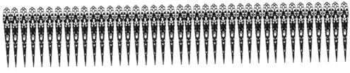 minkissy 80 Stk Halloween- Finger- -schutz Nagelkunst-pfeilklaue Lange Fingerkrallen Nagelkrallen Für Halloween-kostüme Fingerring Cosplay Nagelfingerspitze