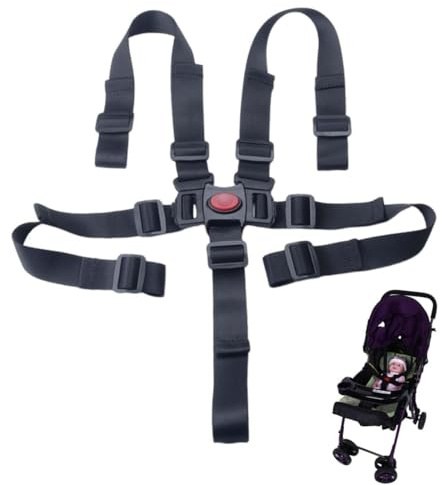 Para Silla Alta, Cinturón de Seguridad Para Bebé de Correa Universal Ajustable Para Trona, Correas Arnes Seguridad Silla Niño Arnes para Bebes Accesorio Cochecito Infantil arnes bebe correa para niños