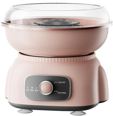 Máquina de Algodón de Azúcar, Máquina de Dulces, Extraíble y Lavable, Inicio con Un Clic, Hace Azúcar Duro, Hilo de Azúcar, Dulces Caseros para Fiestas de Cumpleaños, para Fiestas Familiares, Parques