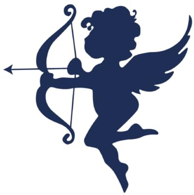 Tattwo.me – Temporäre Tattoos für Erwachsene und Kinder, hält 2 Wochen, wasserfest – Amor – Pflanzliche Tinte – EU-Kosmetik-Zertifikat – (P0505)