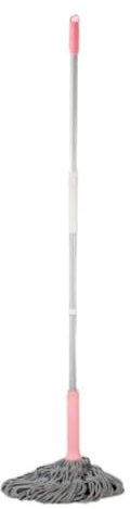 JYARZ Mopas de Limpieza Suelos Fregona Twist Mop Easy con Autoescurrido para Todo Tipo De Suelos Fregona Práctica para Suelos De Madera Mopa Fregona(Pink)