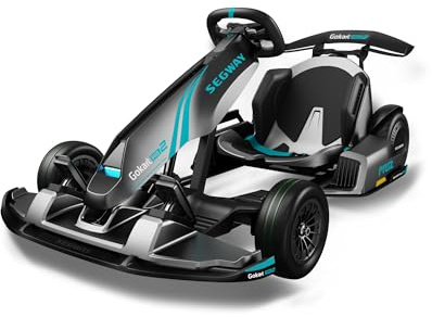 Segway-Ninebot GoKart PRO 2 - Elektrisches GoKart für Erwachsene und Kinder, mit verstellbarem Sitz, Bluetooth-Steuerung, bis 43 km/h, ideal für Spaß und Abenteuer im Freien, schwarz