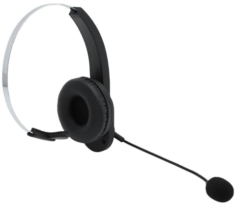 SUNGOOYUE Cuffie per Computer con Microfono con Cancellazione del Rumore, Cuffie Wireless per Telefono PC, 5.4 per Connessione Stabile Nei Call Center