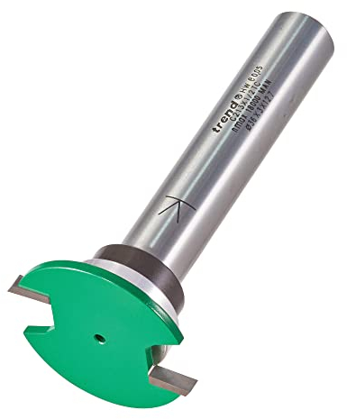 Trend CraftPro Weatherseal Groover Router Cutter Bit, 1/2 Inch Shank, 36mm Cut Diameter & 3mm Cut Length, Tungsten Carbide Tipped, Bearing Guided, C213X1/2TC