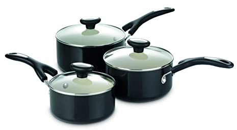 Prestige Create Aluminium Cookware Set, 3-Piece - Ivory