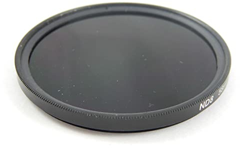vhbw 49 mm grå neutralt tätat filter ND8 passar alla 49 mm glas från Canon, Casio, Pentax, Olympus, Panasonic, Sony, Nikon, Fujifilm