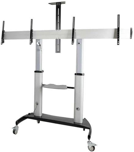 StarTech Chariot TV Double 37 à 60 Pouces, 2X 50kg, VESA (STNDMTVDUO)