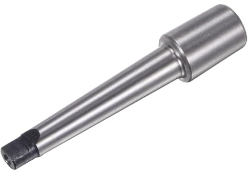 sourcing map Morse Taper Adapter MT1 to B18 Tang End Shank Adapter Morse Taper 1MT 18B for Lathes and Drill Presses Carbon Steel