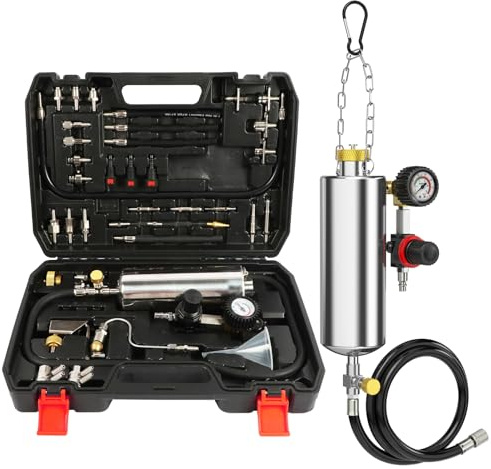 AUTOOL Fuel Injector Cleaner Kit Fuel System Cleaner, Non-dismantle Fuel Injector Cleaner Tester 1000ML 150PSI Automotive Intake Valve Manifold Throttle Body Catalytic Converter Cleaner