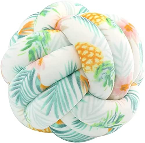 Evimstil Knotenkissen, Couchkissen, Sofa Kissen, Knoten-Ball-Kissen, Deko Zierkissen, Geknotetes Kissen für Sofa, Rund Knoten Kissen, Deko Knoten, Knot Pillow Ball,20cm/7.87 in