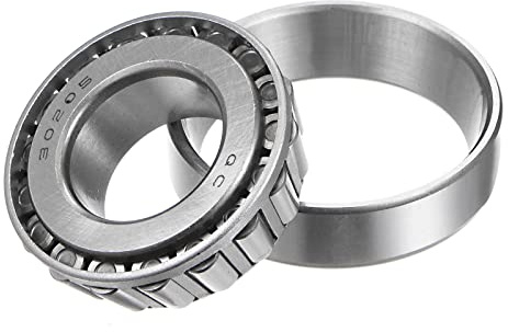 QUARKZMAN 30205 Una Hila Cónico Rodillo Rodamiento x 1uds Metal para Jardín Maquinaria, [25mm x 52mm x 16,25mm]