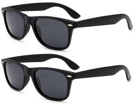 HNYSDZSW 2 PACK Luniks Correction Glasses, Vision Correction Astigmatism Glasses for vision improvement Unisex-(Black-MA-RU18)