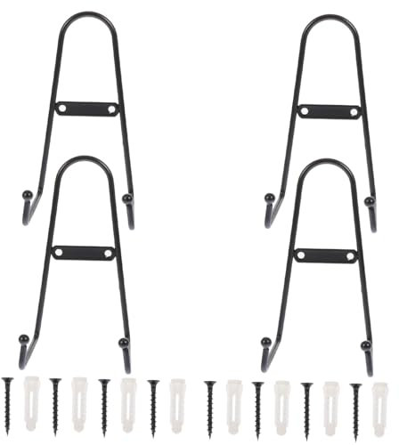 OUNONA 4stücke Teiliges Metall-display-rack Für Keramik Displayständer Vielseitiger Tellerhalter Verschleißfestes Dekoratives Aufbewahrungsregal Für Küche Und Wohnzimmer
