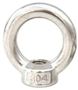 CHATROOM 1–5 Stück M3 M4 M5 M6 M8 M10 M12 304 Edelstahl Marine Hebeösenmutter Ringmutter Gewinde (Size : M10 1pc)