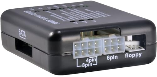 DAGIJIRD 20/24 Pin Netzteil Tester, ATX Netzteil PSU Tester mit 20/24 Pin für PC