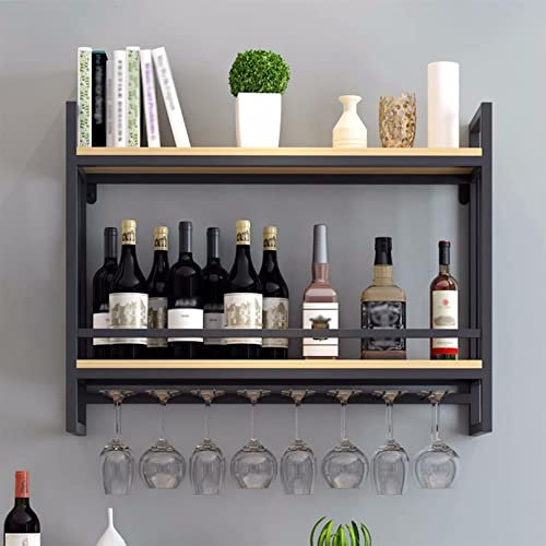 Vinoteca de pared de madera para apartamento pequeño, montado en la pared, gabinete de vino de pared creativo, estante de almacenamiento para comedor y sala de estar, decoración del hogar