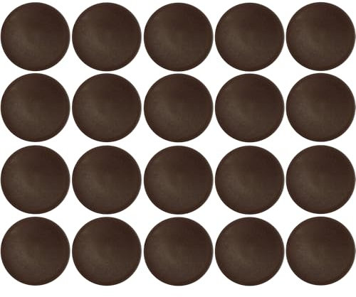 cyclingcolors 20x coprivite cappuccio plastica viti Torx T25 copertura coperchi tappi protezione plastica, Marrone (Hnědá)