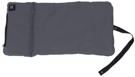 Fuchooky Cuscino per sedili riscaldati 57x30 cm 3 livelli Caschetto per riscaldamento elettrico in pelle USB per ufficio da campeggio esterno a casa (Gray)
