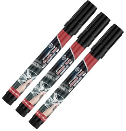 THINCAN 3 marcatori di vernice durevoli impermeabili per pneumatici in legno metallico uso domestico e industriale non sbiadito