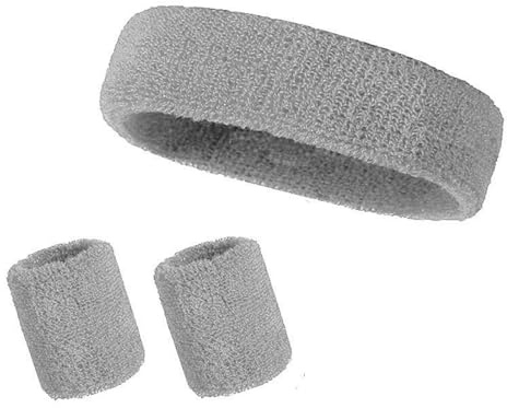Lansonee 3 Pack Sports Wristband Headband,Soft Thickened Men's And Women's Sports Straps,Suitable For Gym Tennis,Football,Running,Etc