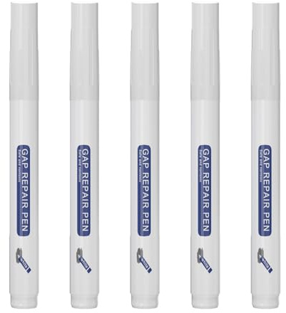 Tile Repair Pen Grout Restorer Pens Gaps Beautification Grouting Pen Tile Grout Reviver Pens Restorer Marker White Paint Marker