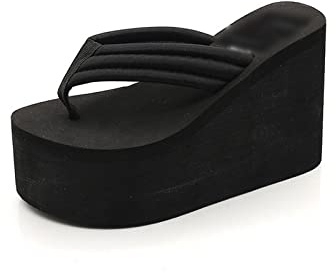 Pantofole da Donna Scarpe da Pantofole Donna Sandali Estivi infrasoli per Cunei di Spiaggia di Tallone Alte Piattaforma da Donna Pantofole da Donna flipflops7
