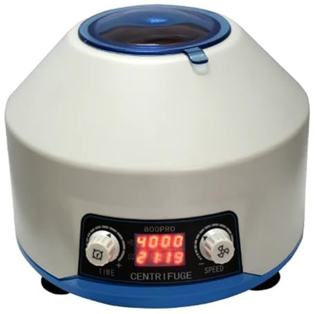 Centrifuga elettrica da laboratorio con funzione di temporizzazione, separatore di siero, 4000 giri/min, centrifuga da tavolo for laboratorio Controllo preciso