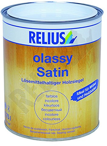 Relius olassy Satin, farblos, 0,75 Ltr.