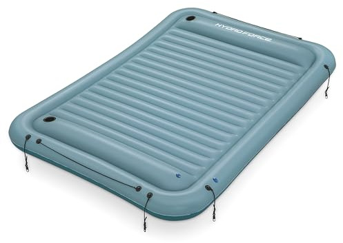 Bestway 43542-7 Piattaforma galleggiante Hydro Force Sun Soaker per 4 persone, blu