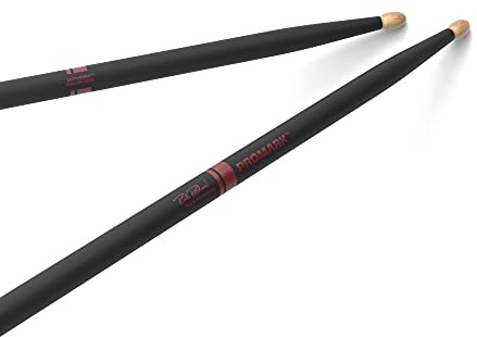 ProMark Schlagzeug Sticks - Rich Redmond Drum Sticks - ActiveGrip - Wird klebriger, wenn die Hände schwitzen - Active Grip Finish, Ovale Holzspitze, Hickoryholz - 1 Paar