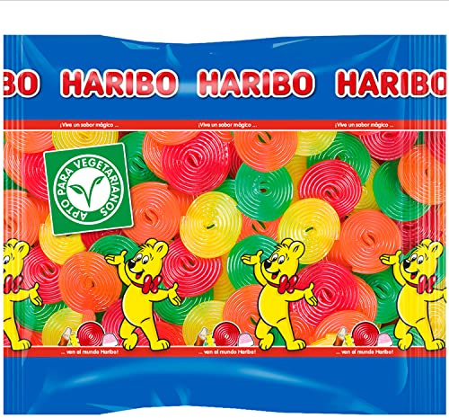 Haribo Discos Fruit Acid Geles Dulces - 2000 gr