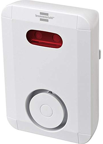 Brennenstuhl BrematicPRO Smart Home Sirene / Funk-Alarmsirene | Smart Home Alarmsystem für außen, Alarmierung akustisch und optisch, mit App-Funktion