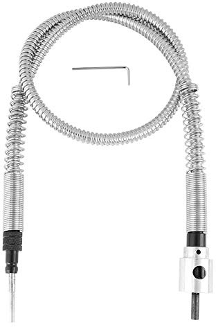 Confezione 6mm Gambo Albero Flessibile in Metallo per Intaglio Legno Scalpello Elettrico Fresa per Smerigliatrice Fai da Te Artigianato